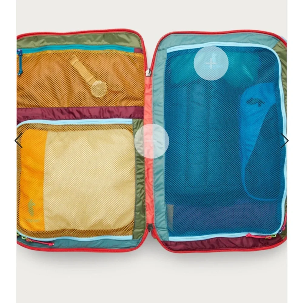 Cotopaxi Allpa 42L Travel Pack - Del Dia. Dark green, and multicolored. NWOT - Picture 9 of 10